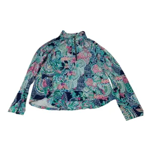 Winter Ready Classic Sweater Sweatshirt Designer By Lilly Pulitzer In Blue, Size: L