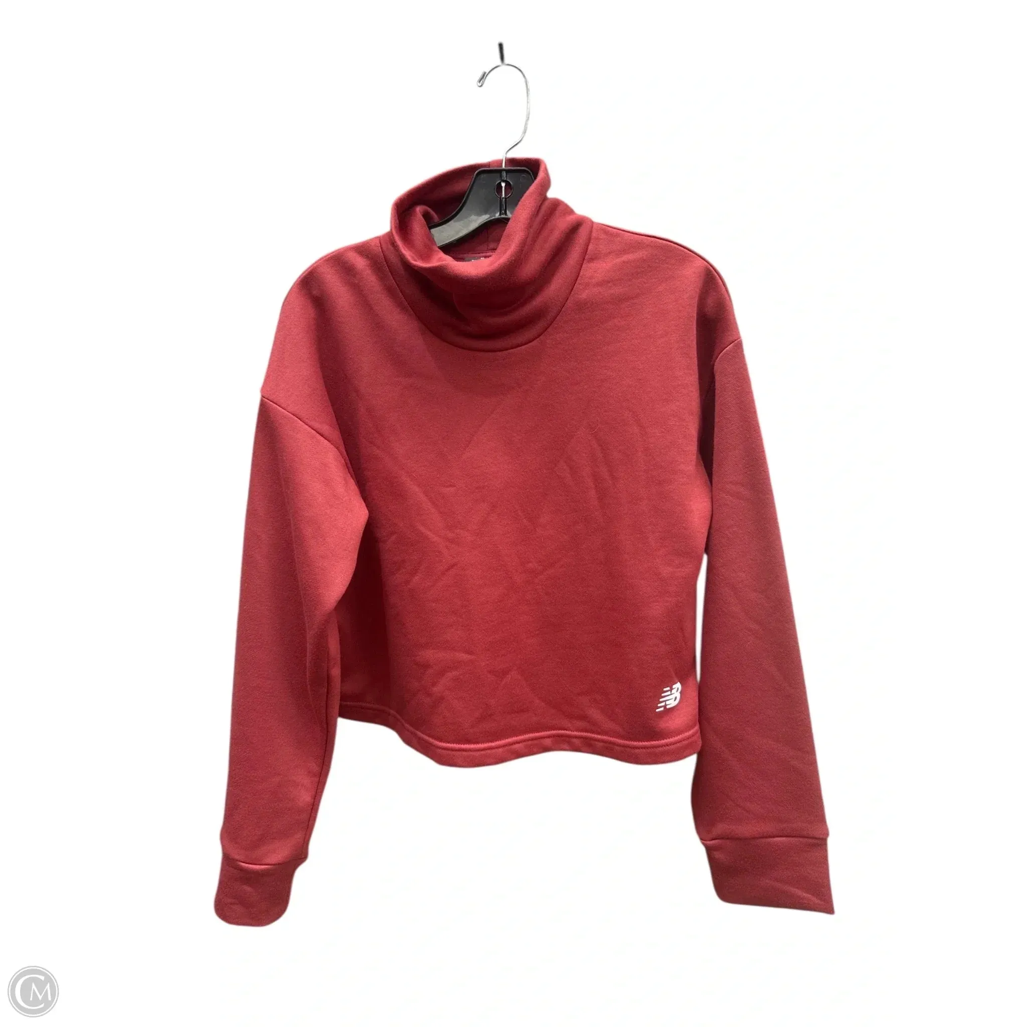 Rush Mode Stylish Jacket Athletic Sweatshirt Crewneck By New Balance In Red, Size: M