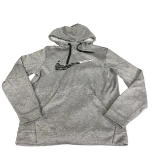 Athletic Sweatshirt Hoodie By Nike Apparel In Grey, Size: M Modern Look Sporty Style