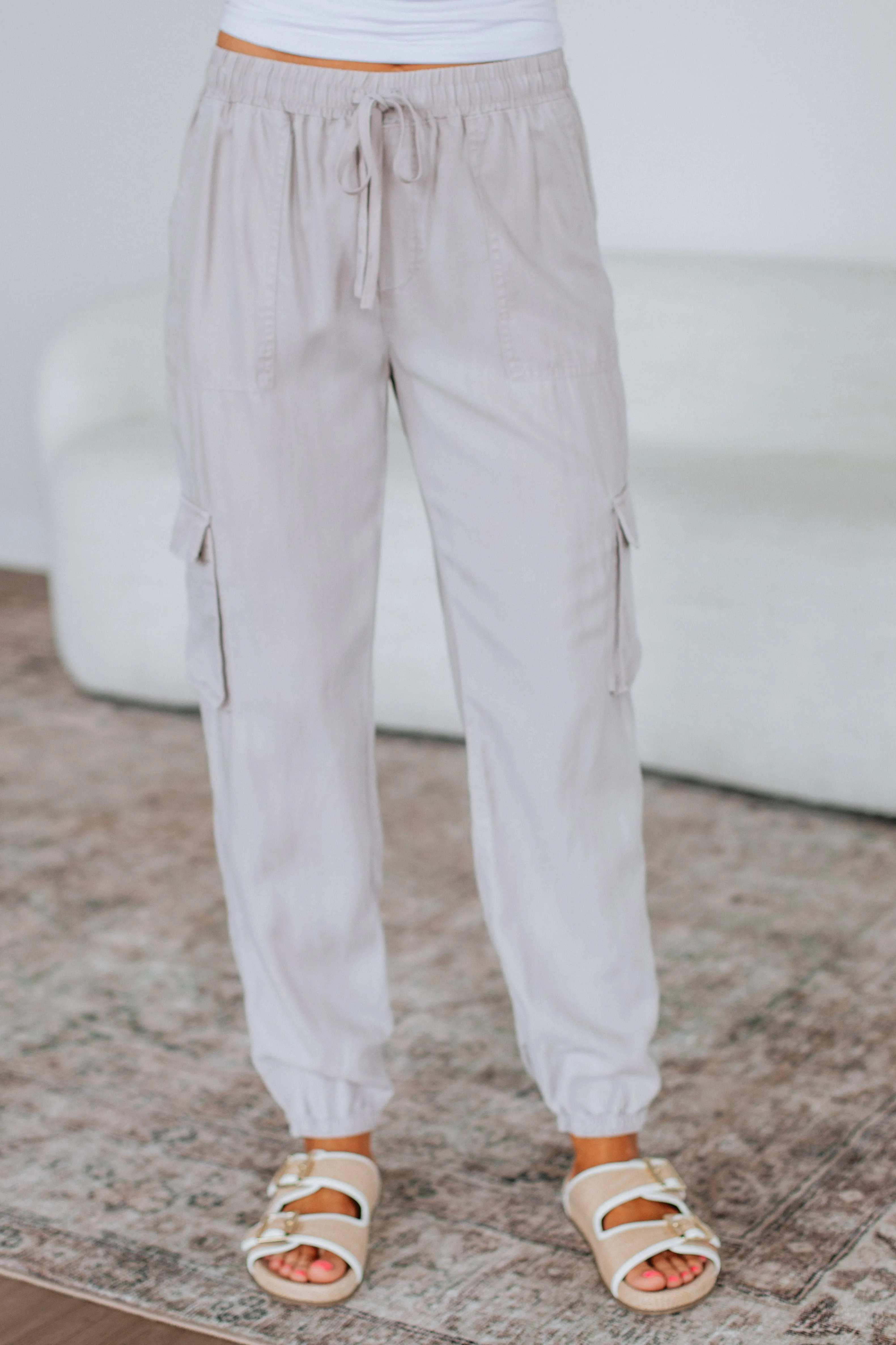 Bodie Cargo Joggers - Stone SeamlessConstruction Comfortable Look