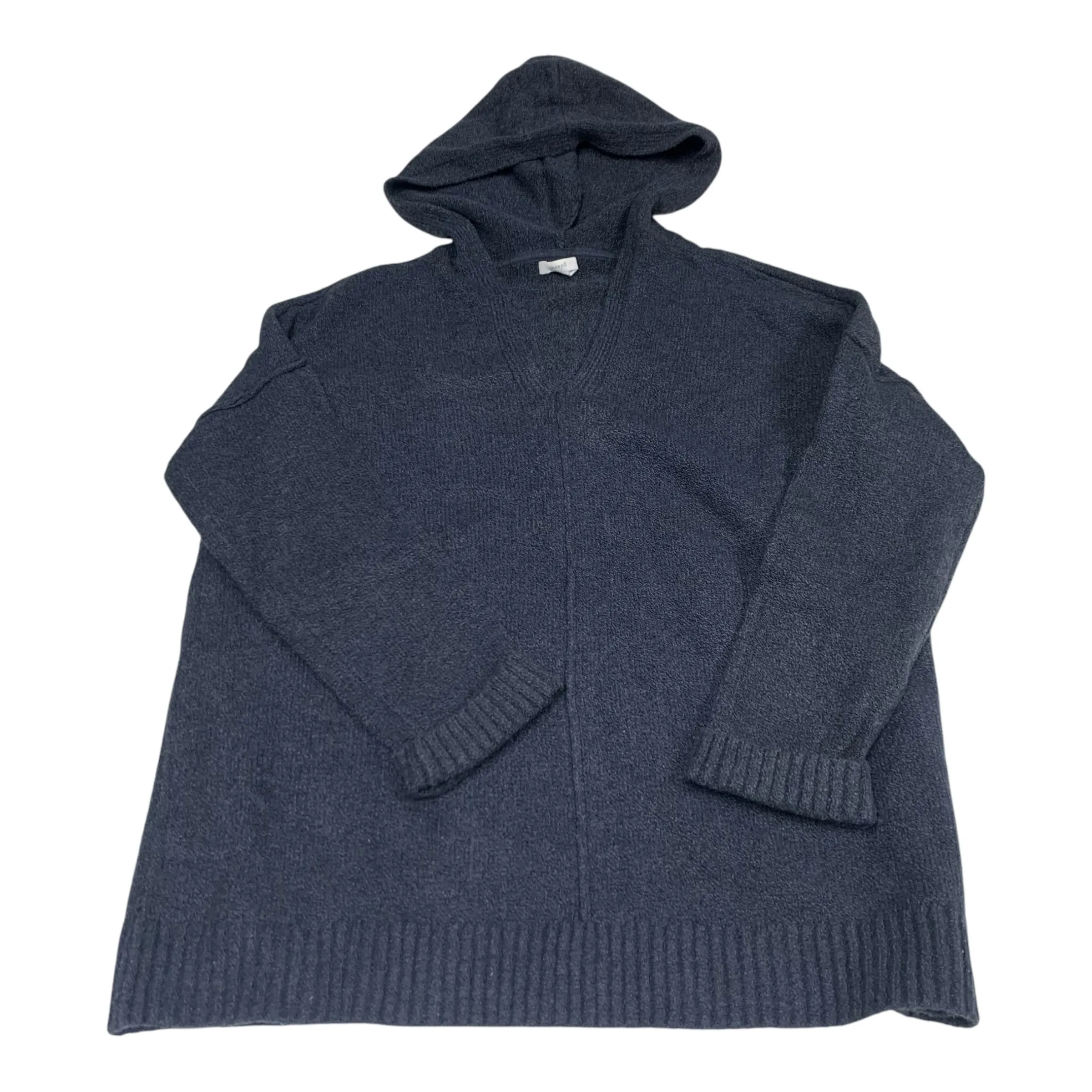 Sweatshirt Hoodie By Pure Jill In Blue, Size: L DoubleLayerReinforcement
