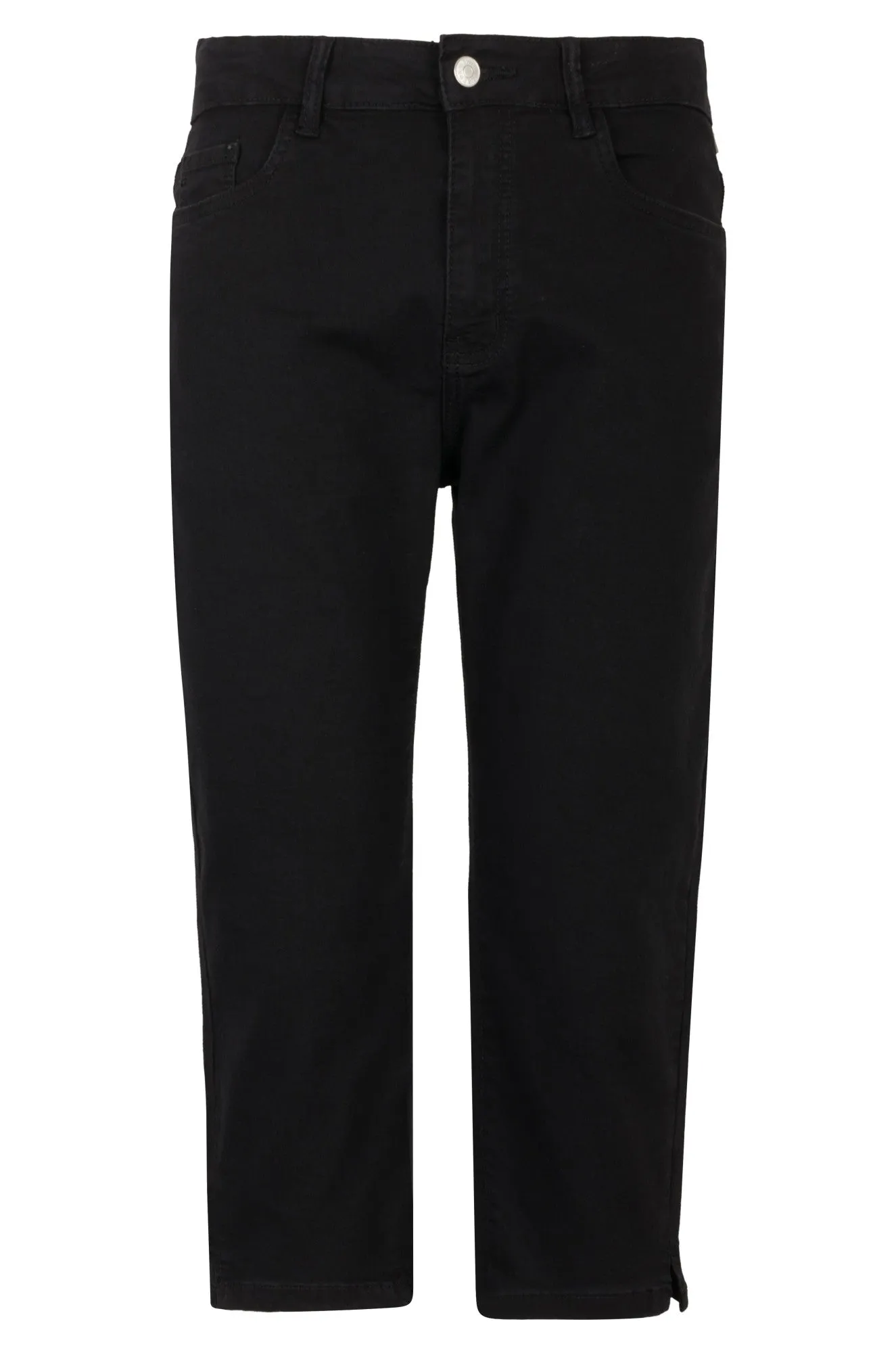 Twin Lakes Denim Mid Calf Jeans | Black | 6504A1 Reinforced Pockets