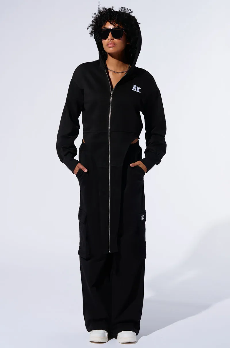 TAKE THE LONG WAY OVERSIZED ZIP UP HOODIE product birthday allure