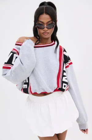Warm and Cozy Active Layer ONE TIME ONLY CROPPED SWEATSHIRT