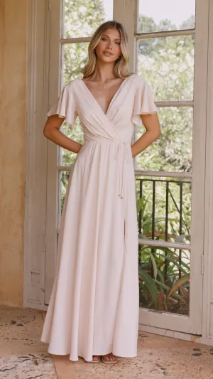 Wall Glow Flow River Charlize Maxi Dress - Ivory