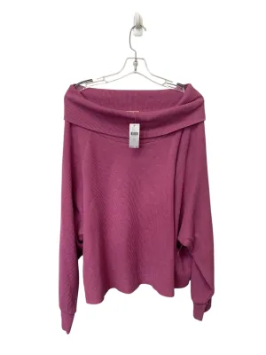 Reuse Mode Sweatshirt Collar By Pilcro In Mauve, Size: 2x