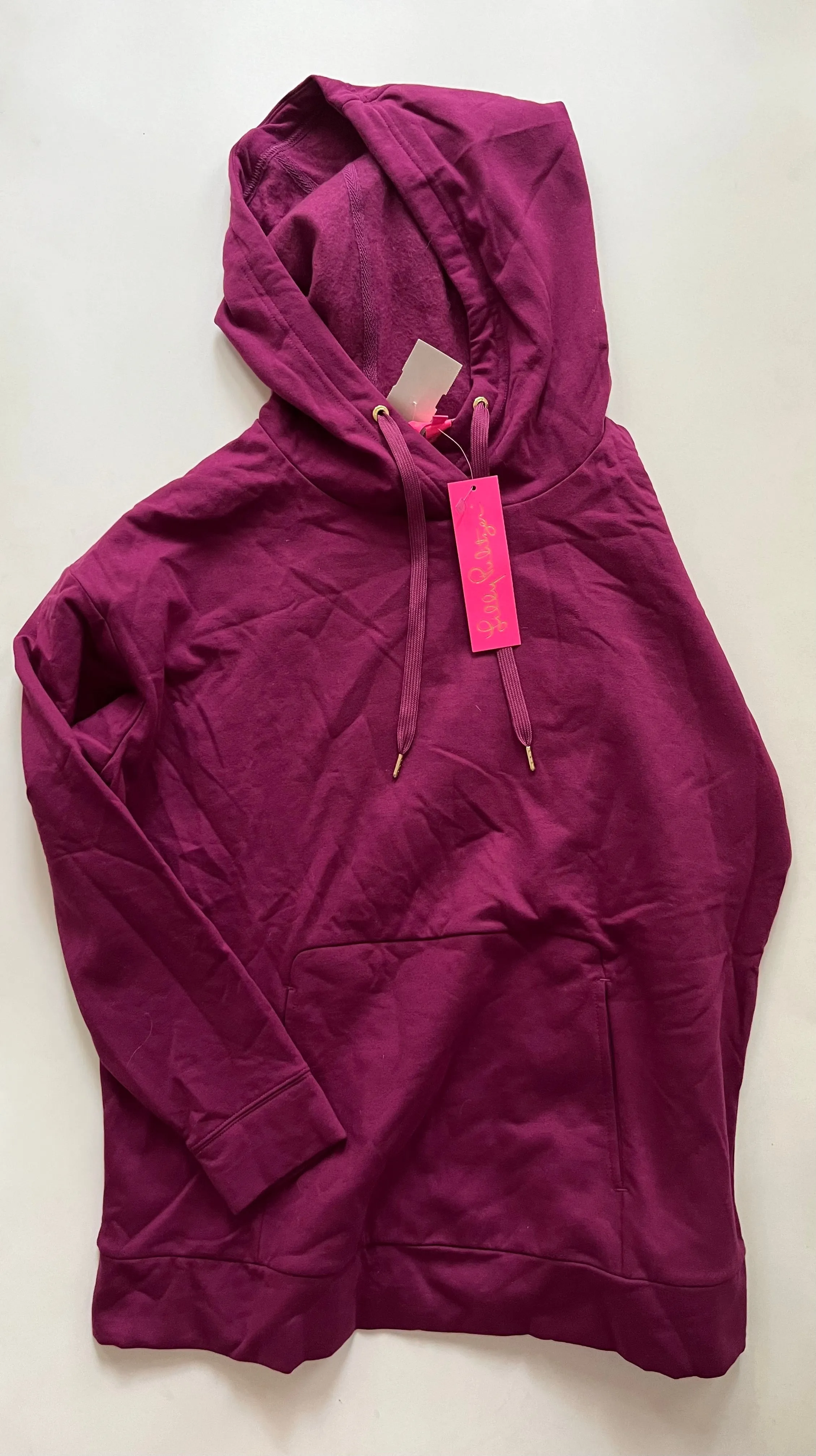Sweatshirt Hoodie By Lilly Pulitzer In Plum, Size: Xs Calm Wave