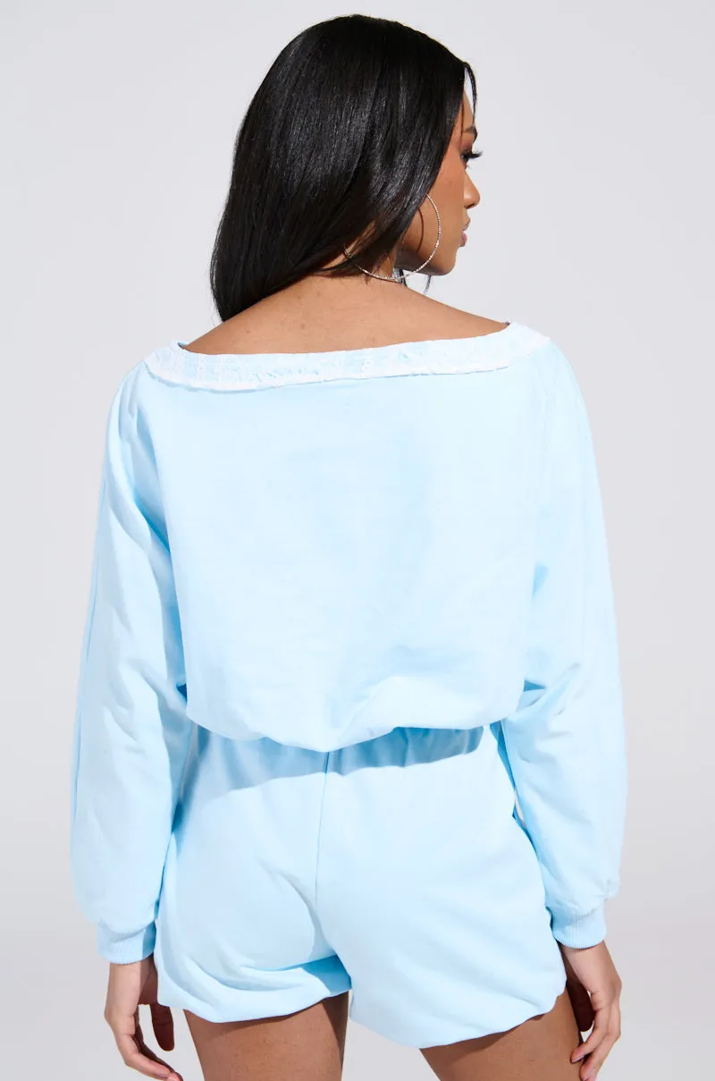 Fashionable Look SKY BLUES SWEATSHIRT