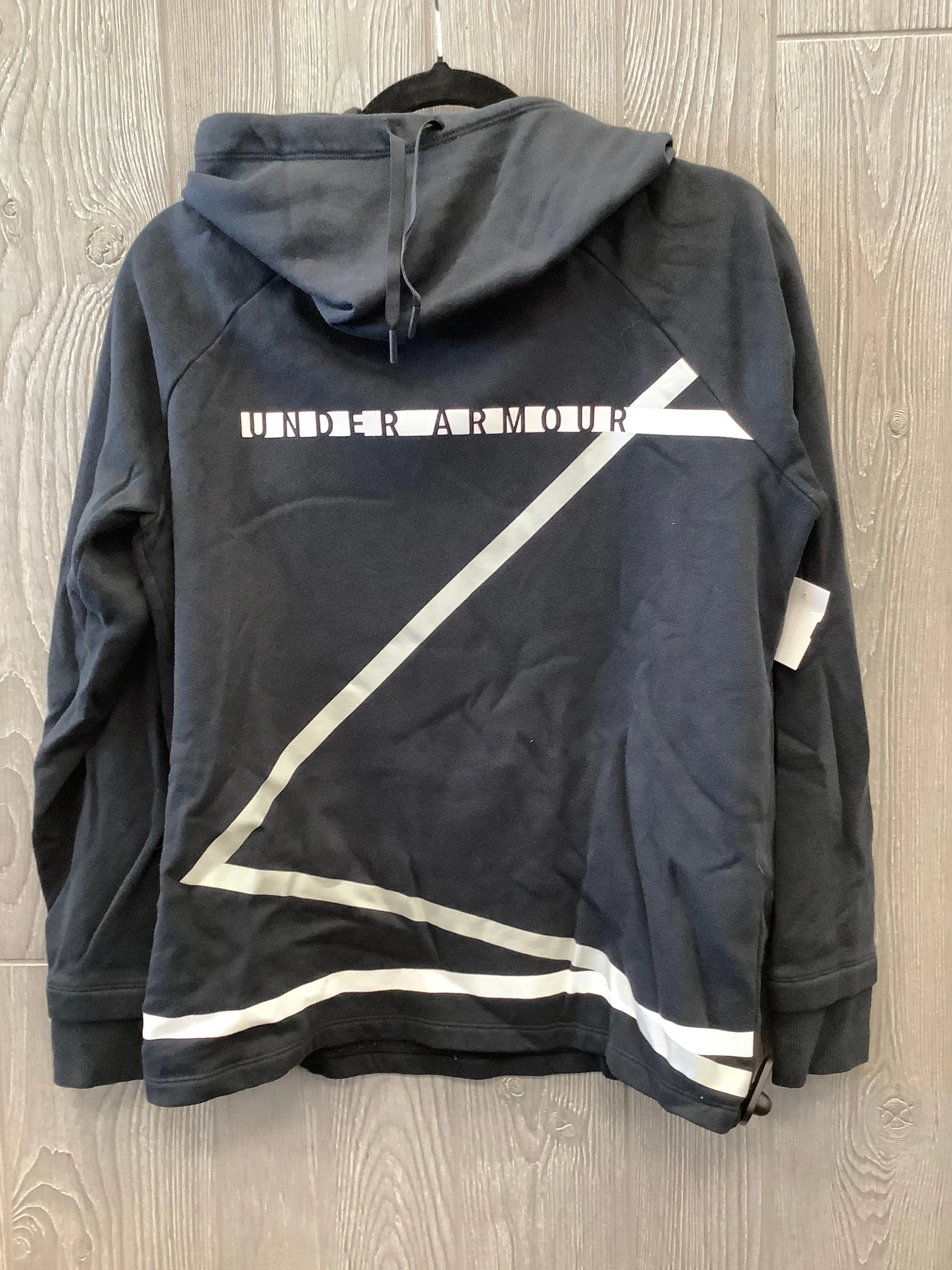 DoubleStitchedEdges Smart Skirt Athletic Sweatshirt Hoodie By Under Armour In Black, Size: M