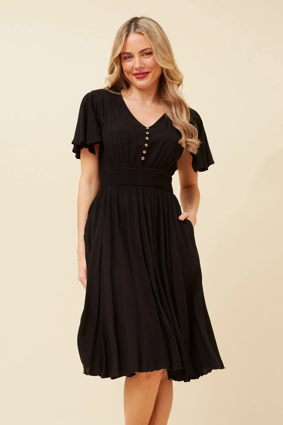 SANDY KNEE LENGTH DRESS Travel Core Casual Shirt