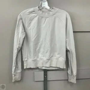 MeshVentilation Sweatshirt Crewneck By Lululemon In Light Grey, Size: M
