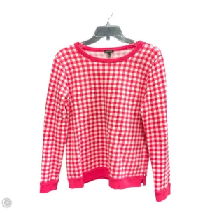 Athletic Sweatshirt Crewneck By Talbots In Pink & White, Size: S Fashion Design