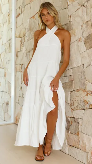 Early Light Moniqua Maxi Dress - White