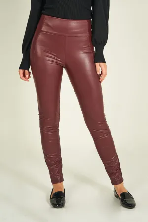 Pantalon ?? enfiler en faux cuir - MARIAN-X2 - (E-C10) - VENTE FINALE Easy Movement