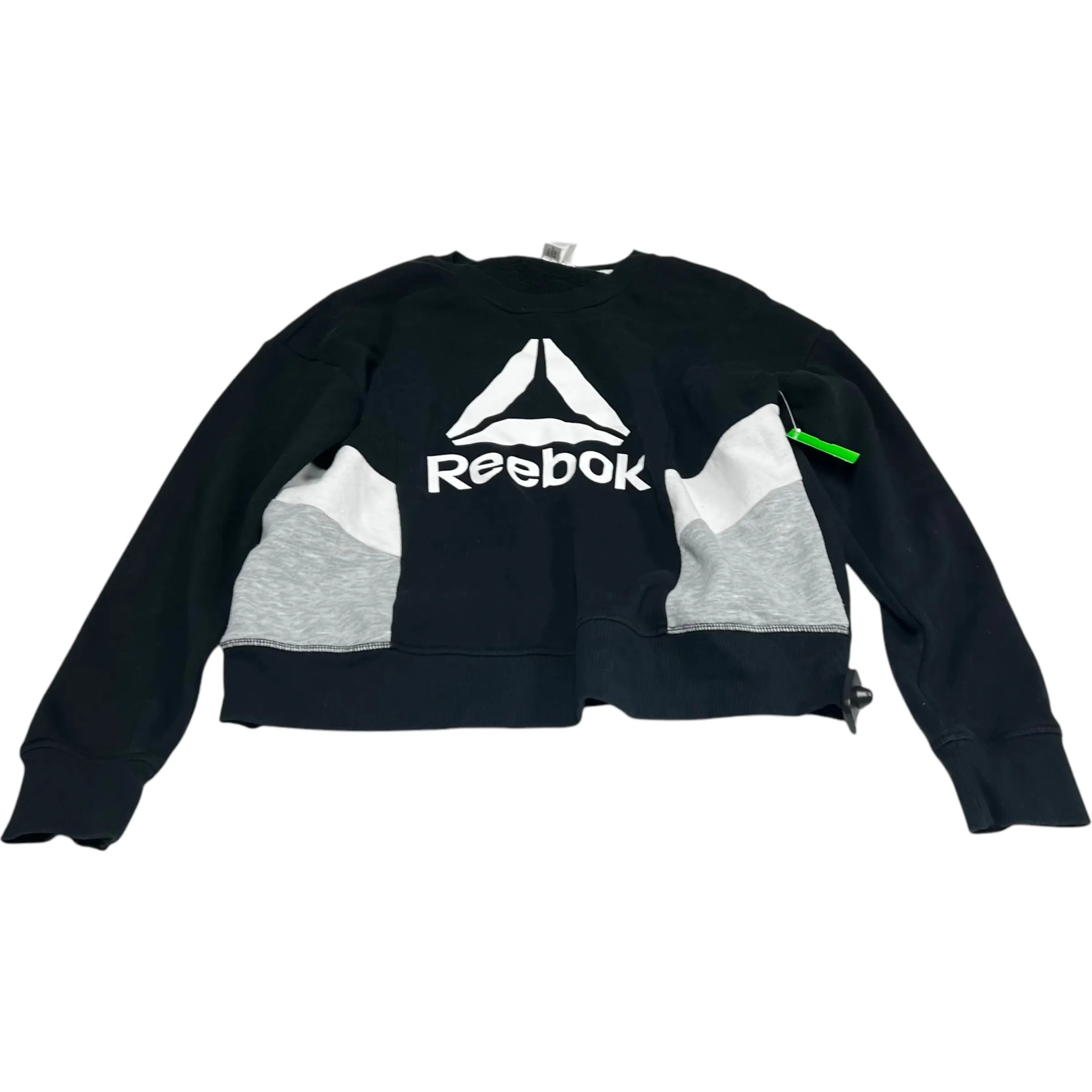 Summer Ready SlipResistantWaistband Sweatshirt Crewneck By Reebok In Black, Size: M