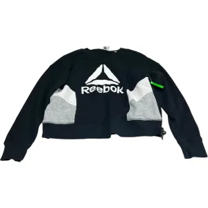 Summer Ready SlipResistantWaistband Sweatshirt Crewneck By Reebok In Black, Size: M