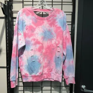 Sweatshirt Crewneck By Clothes Mentor In Pink, Size: M Lounge Gear