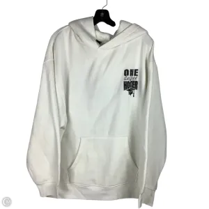 Vintage Style Sophisticated Style Sweatshirt Hoodie By Wild Fable In White, Size: L