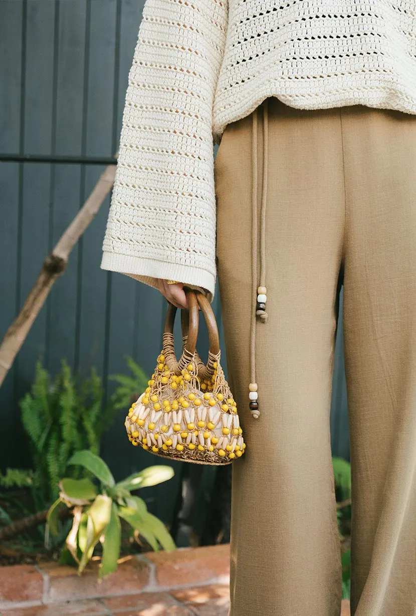Sandy Flare Pants - Camel Quiet Core
