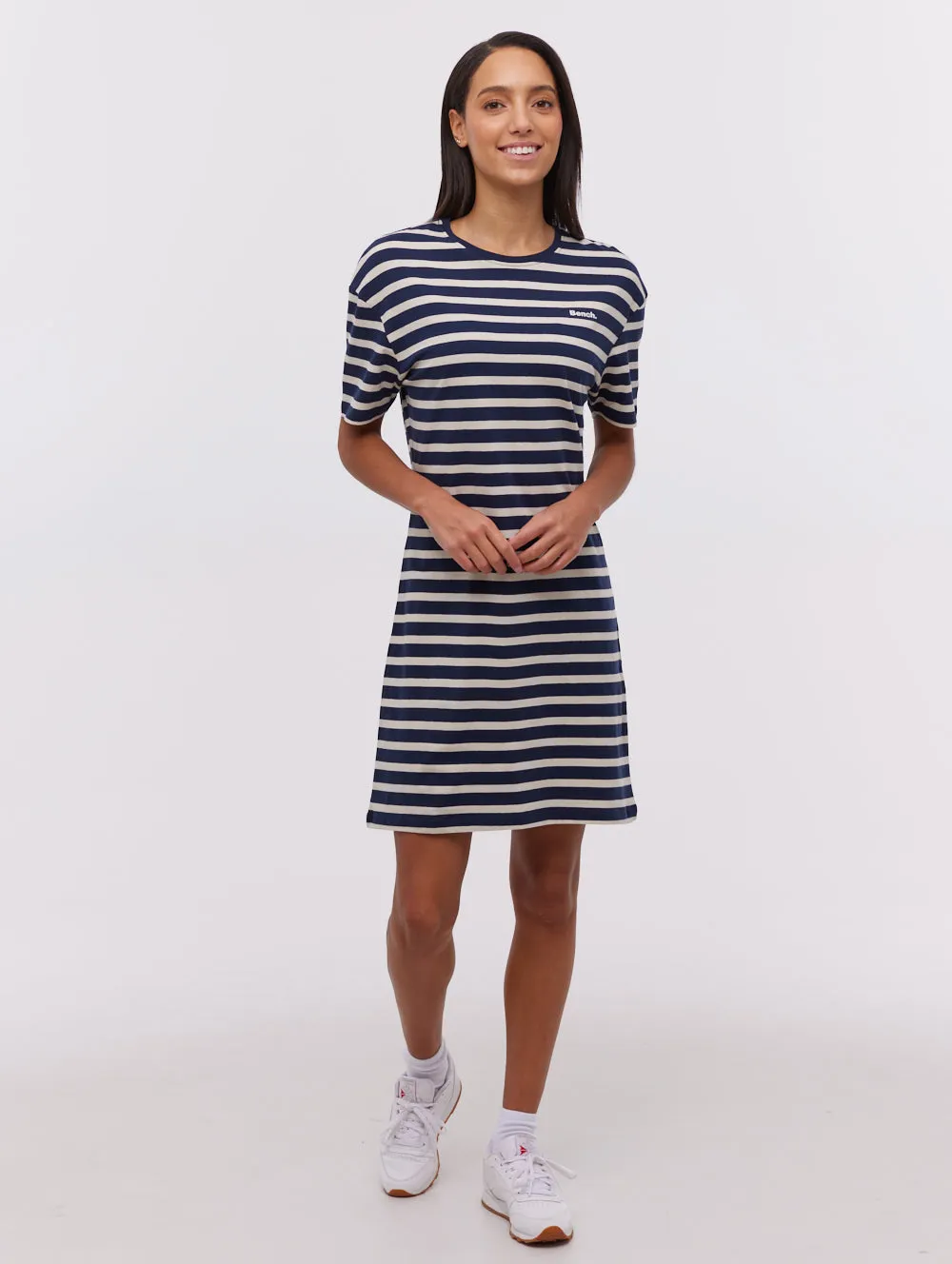 River Flow Frandi Striped T-Shirt Midi Dress