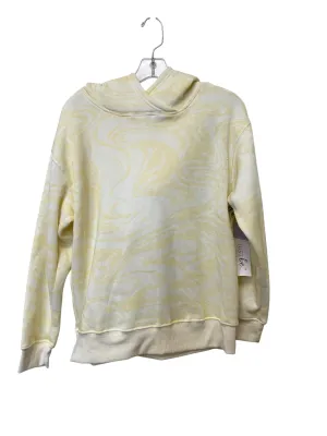 ReinforcedHems Sweatshirt Hoodie By Just Be In Yellow, Size: M