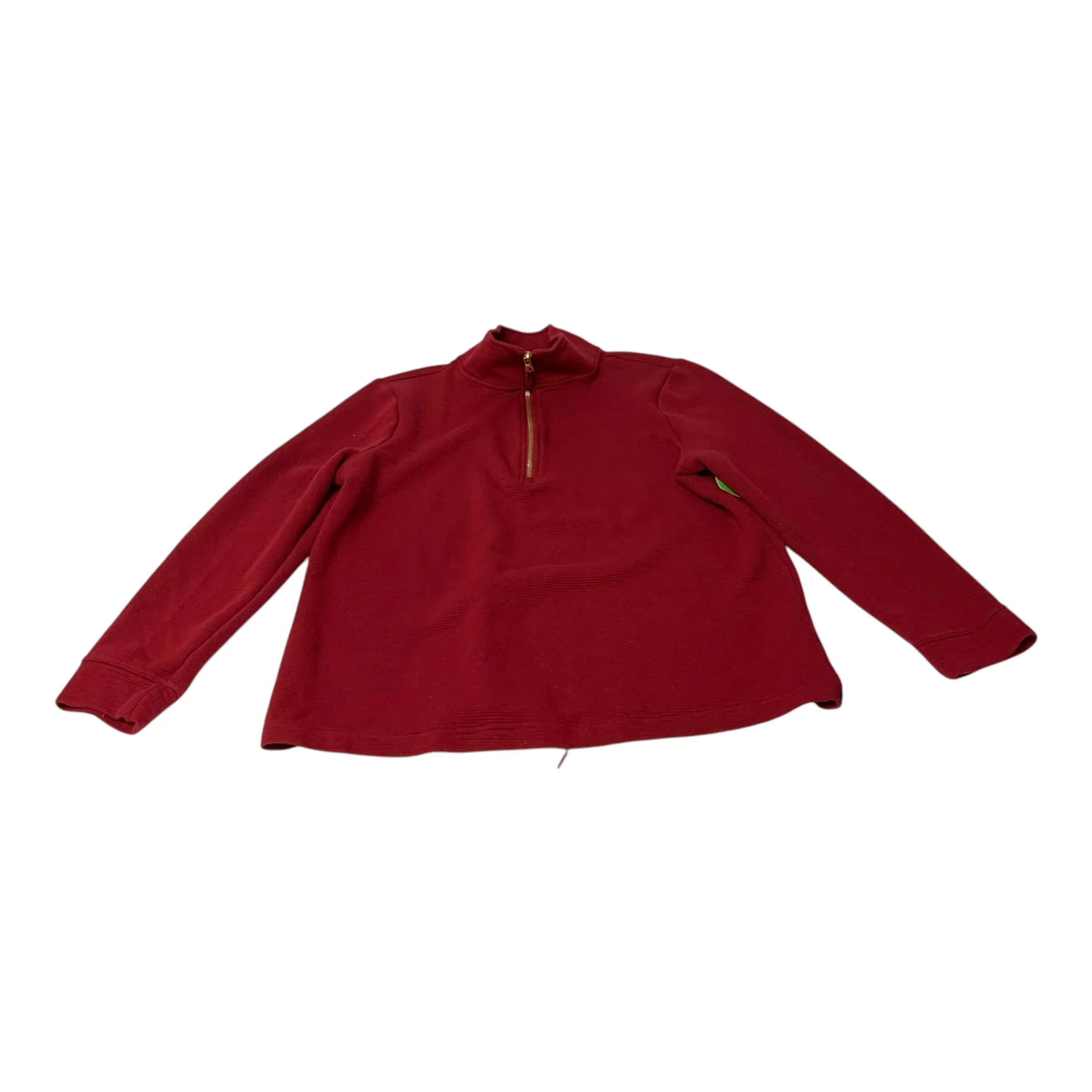 Functional Fit Sweatshirt Collar By Croft And Barrow In Red, Size: Xl