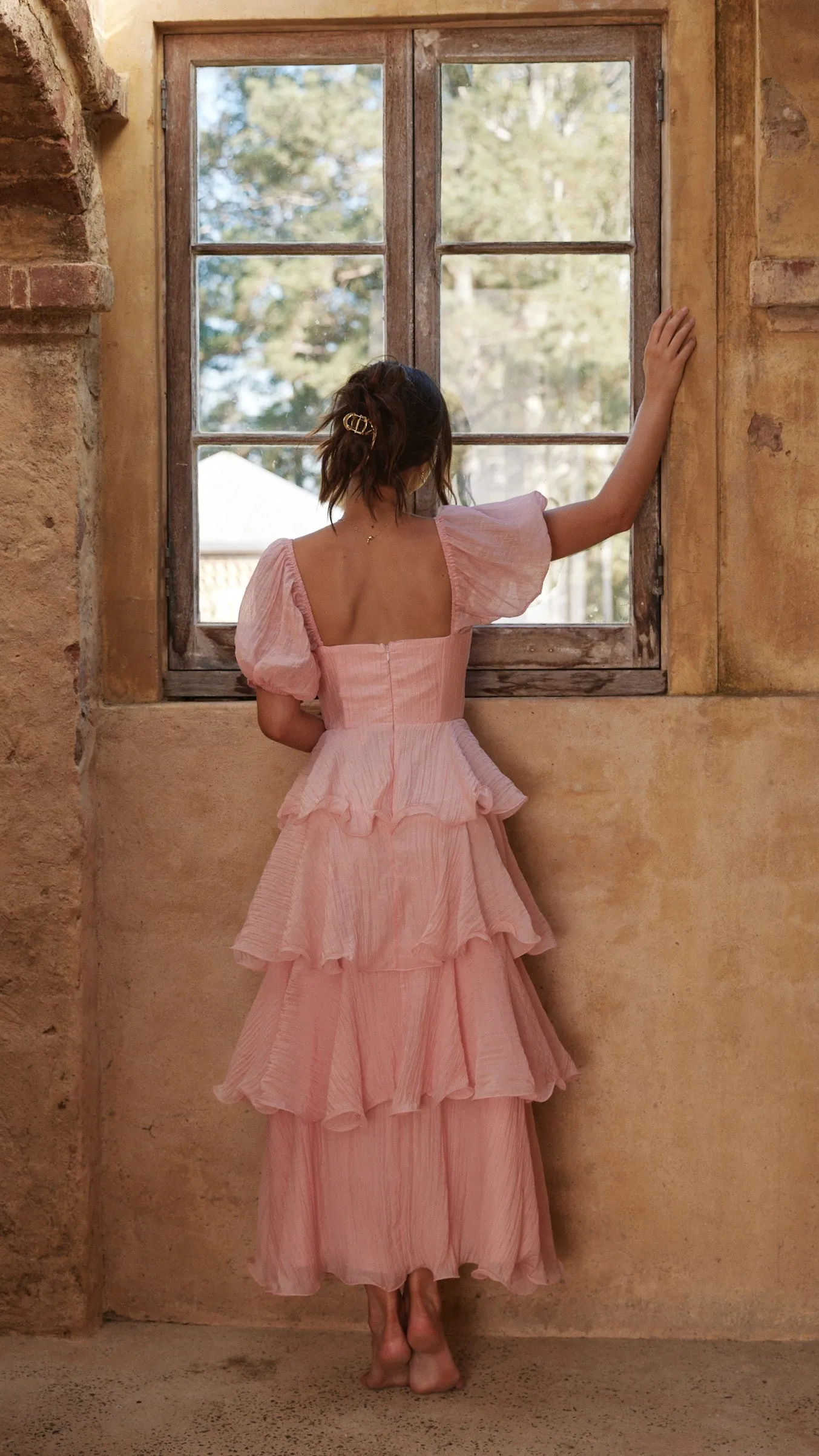 Mist Path Lanelle Maxi Dress - Pink