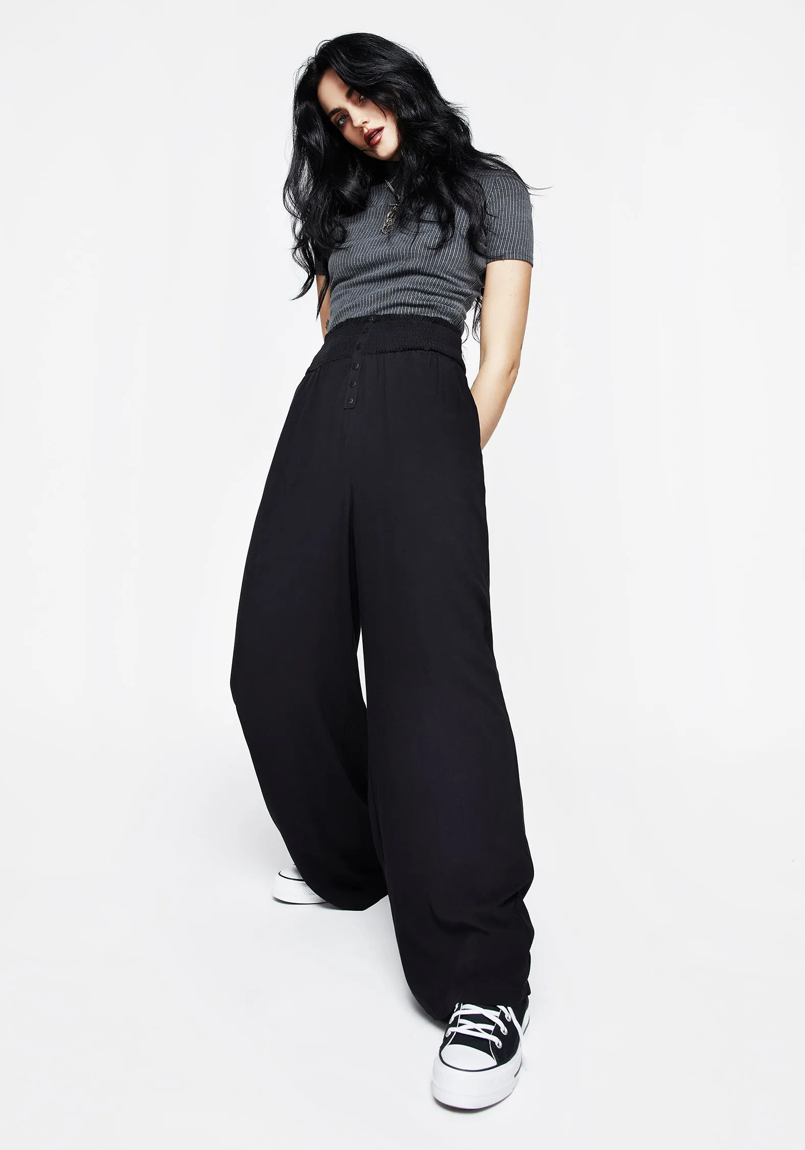 Dusk Flowy Trousers Stylish Layers