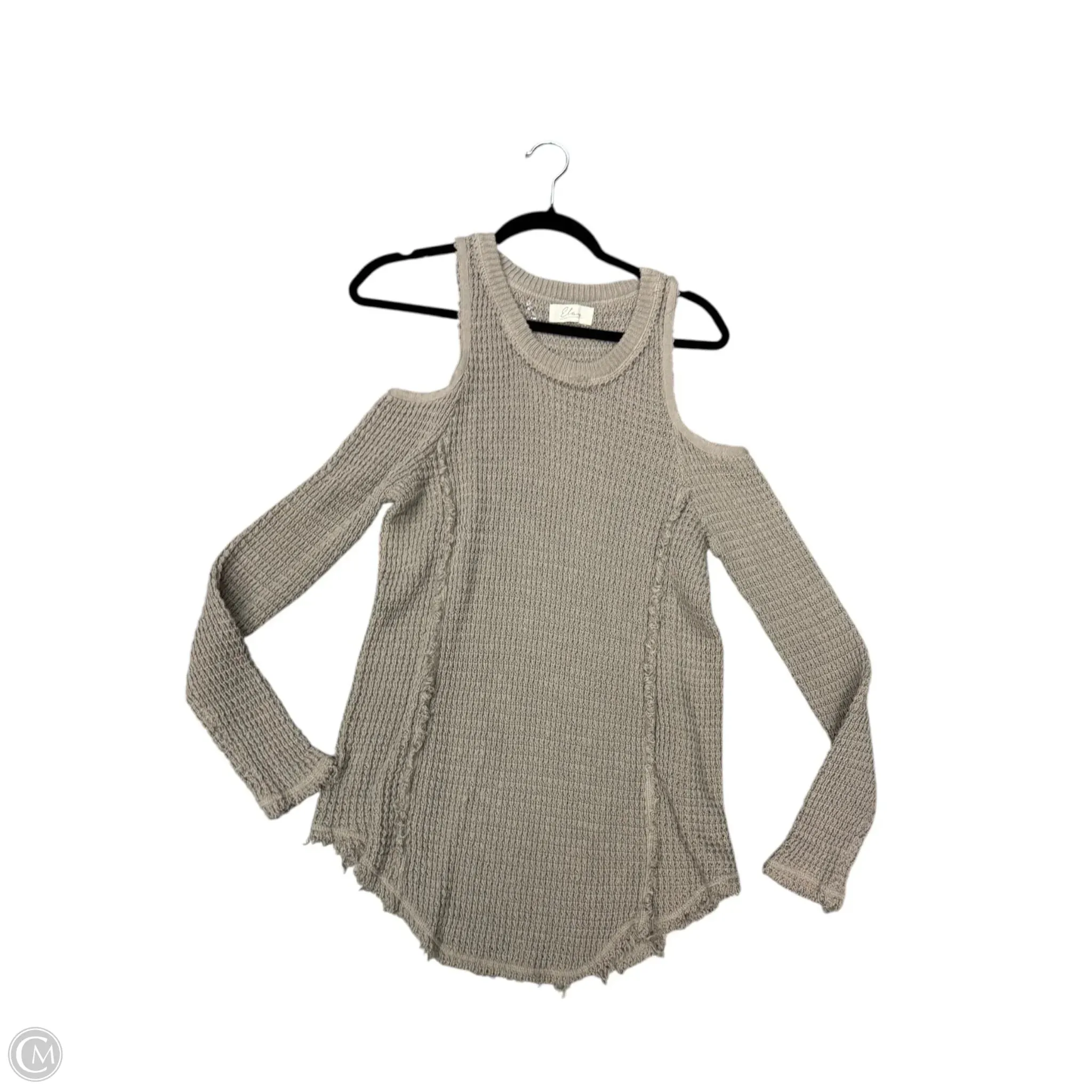 Timeless Blazer Sweatshirt Crewneck By Cmb In Beige, Size: M