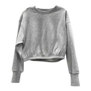 QuickDryTechnology Athletic Sweatshirt Crewneck By Joy Lab In Grey, Size:Xs