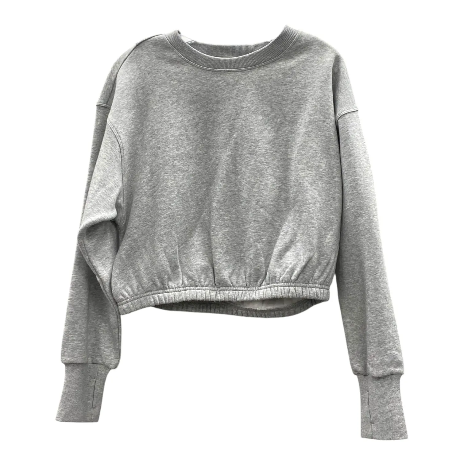 QuickDryTechnology Athletic Sweatshirt Crewneck By Joy Lab In Grey, Size:Xs