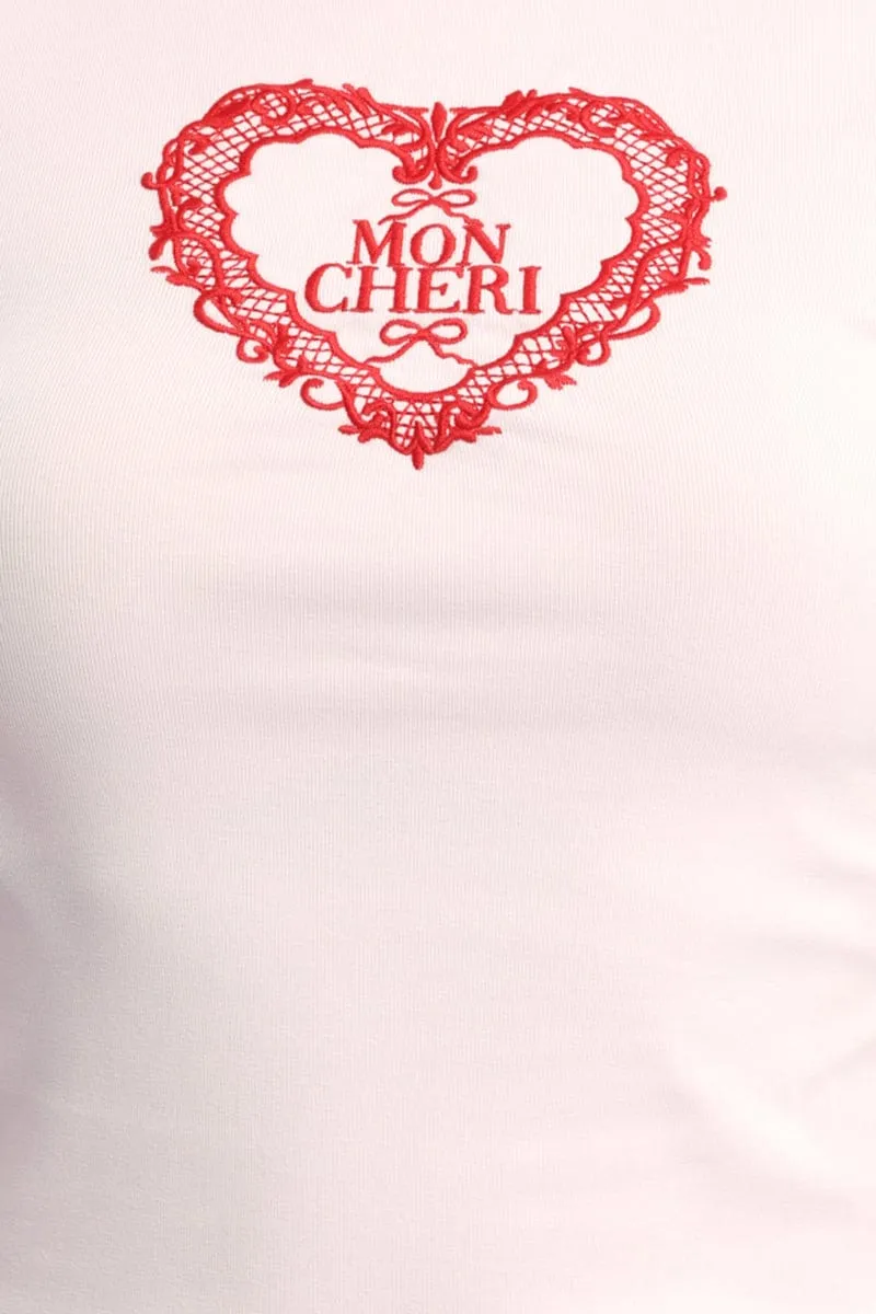 Pink Graphic Tee Short Sleeve Simple and Relaxed