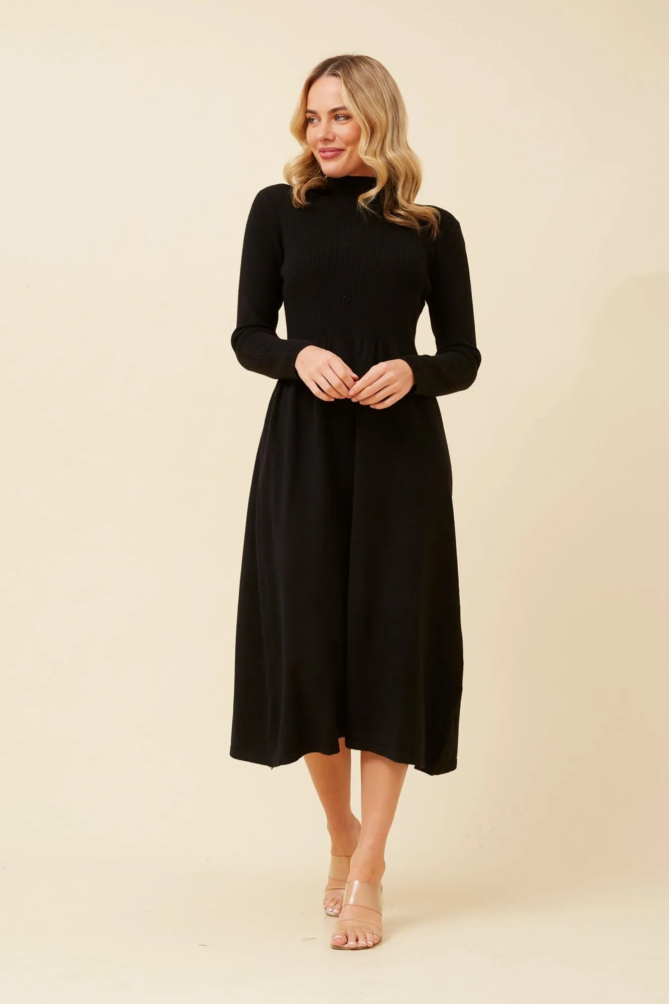 Trendy Appearance FLORICE BABYDOLL KNIT DRESS