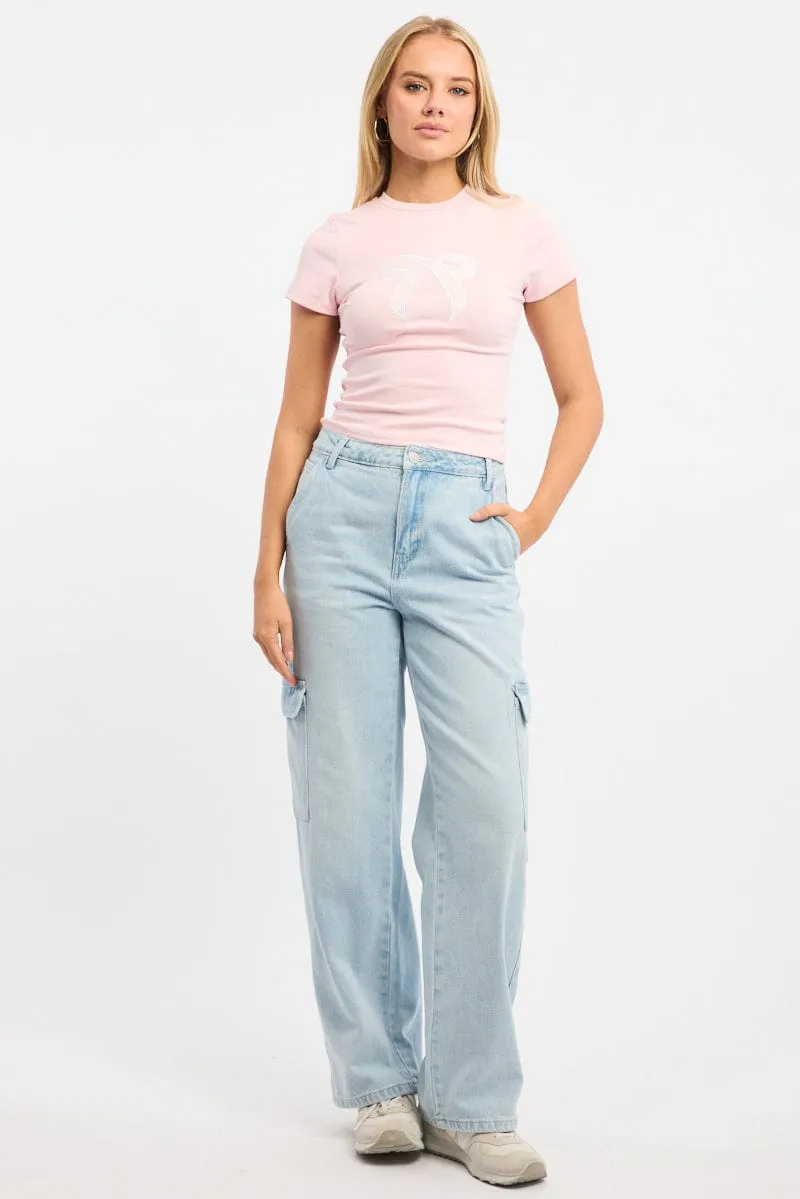 Street Ready Pink Graphic Tee Short Sleeve