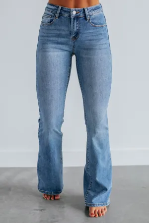 Slim Family Style Daily Wear Dorian Risen Jeans - Medium Wash Sharp Profile