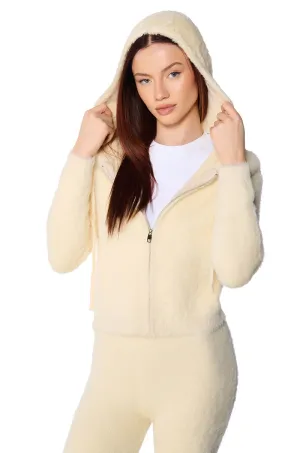 product personalization creativity snowboarding suitable UNWIND FUZZY ZIP UP HOODED SWEATER