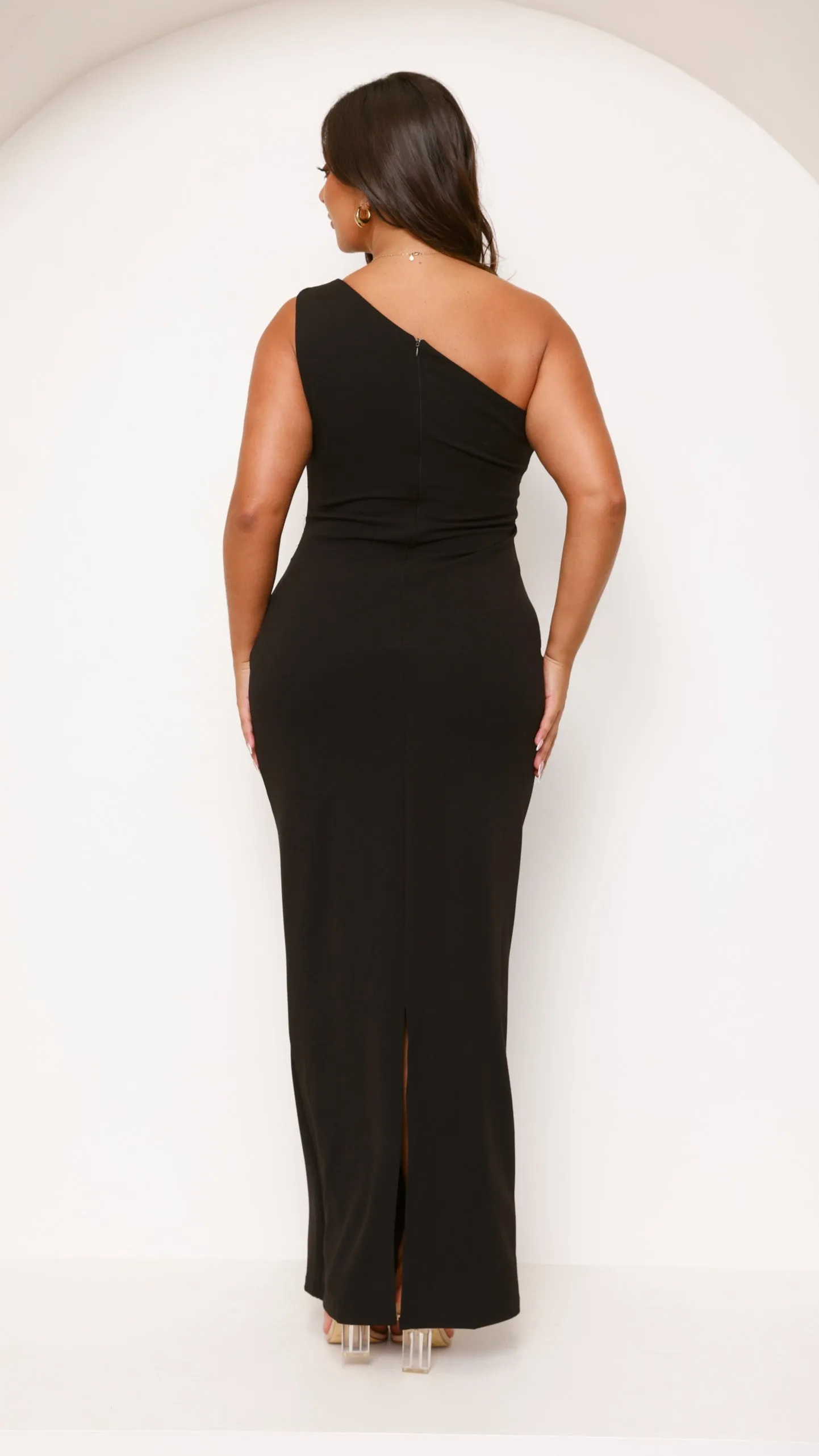 Cataleya Maxi Dress - Black Alpine Glow