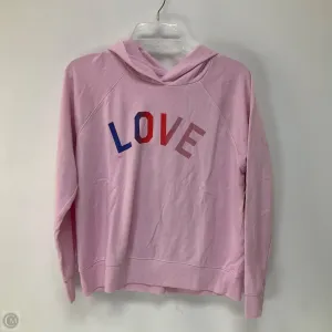 Sweatshirt Hoodie By Sundry In Pink, Size: S Fashion Forward LayeredConstruction