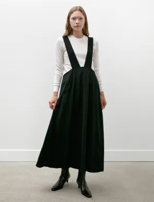 quick dry Outfit Focus Long Flare Drape Skirt Black