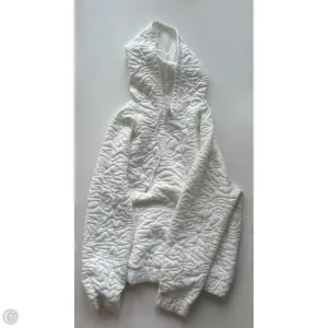 Lightweight sweater Simple Dress Athletic Sweatshirt Hoodie By Nine West In White, Size: M
