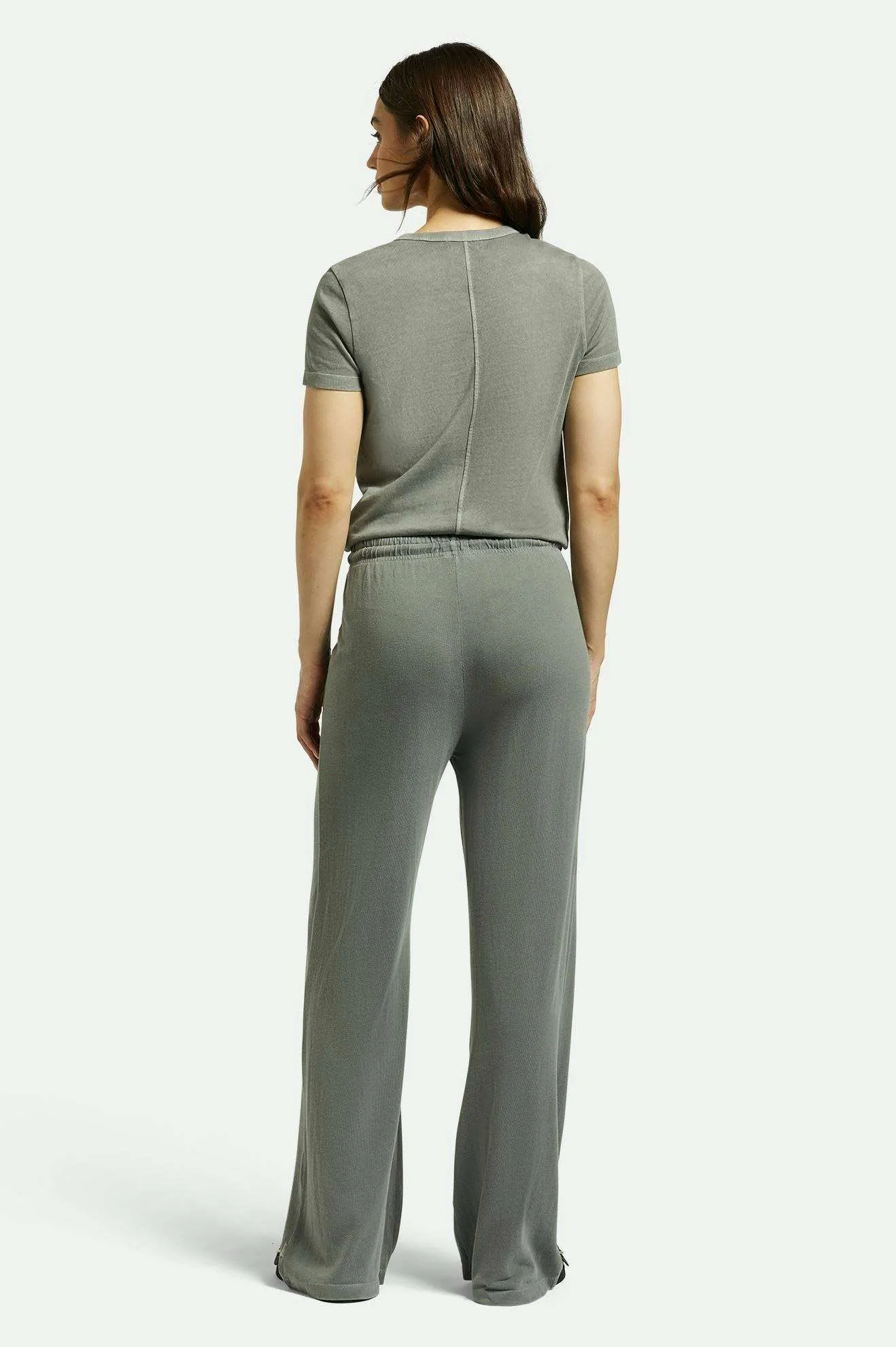 Snag Resistant Fabric Carefree Organic Garment Dye Lounge Pant - Washed Black