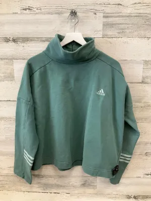 Sweatshirt Crewneck By Adidas In Green, Size: L Ergonomic Cut WrinkleFree Material