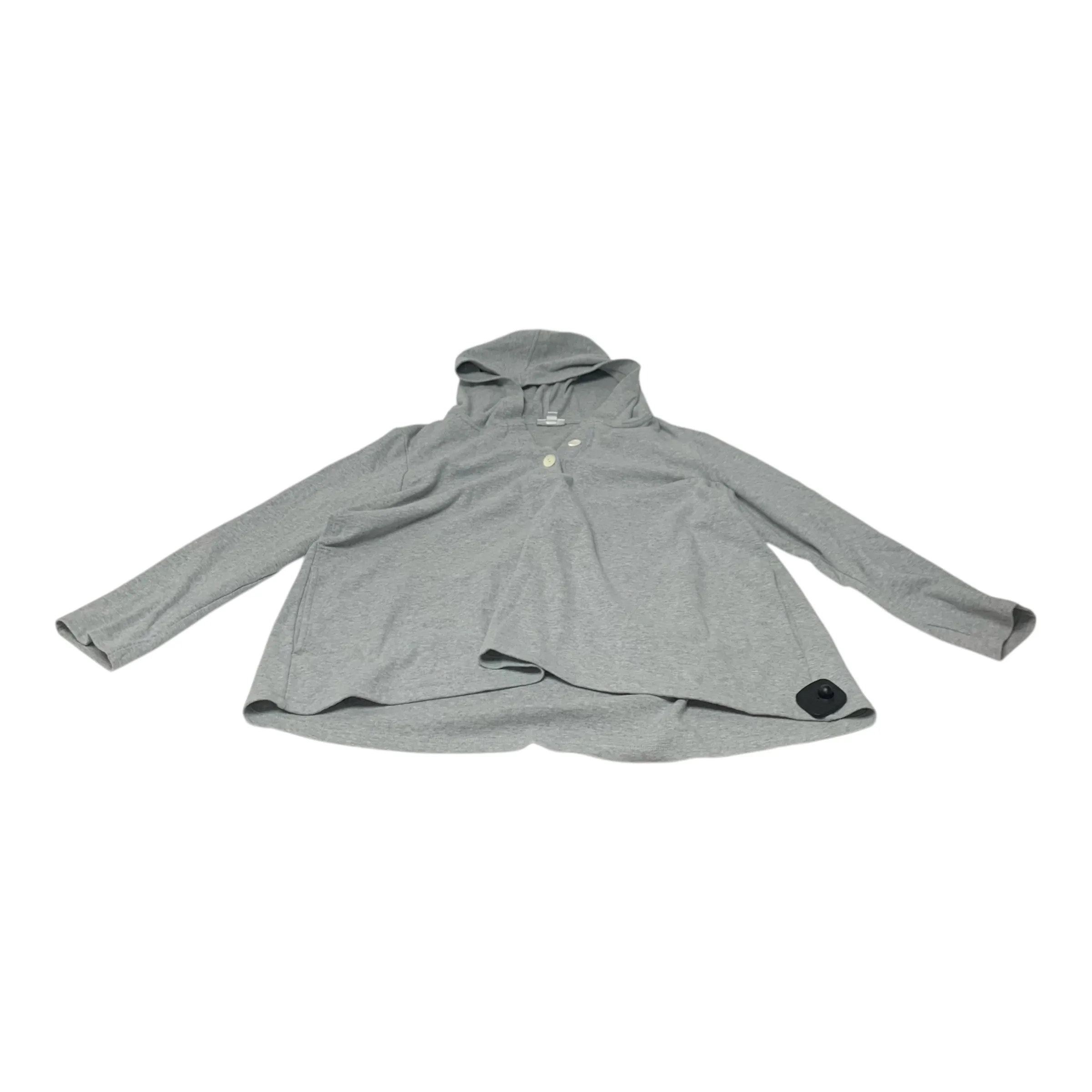 Snow Core Elegant Top Sweatshirt Hoodie By Pure Jill In Grey, Size: Xl