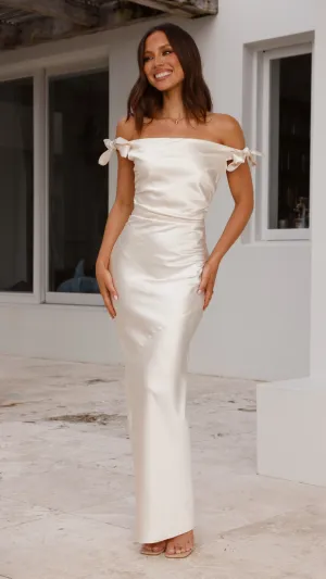 Summer Glow Frida Maxi Dress - Champagne