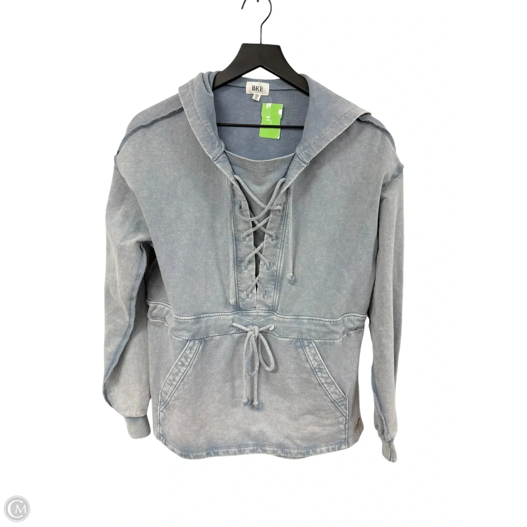 Sweatshirt Hoodie By Bke In Blue, Size: Xs Warm Jacket ReflectiveDetails