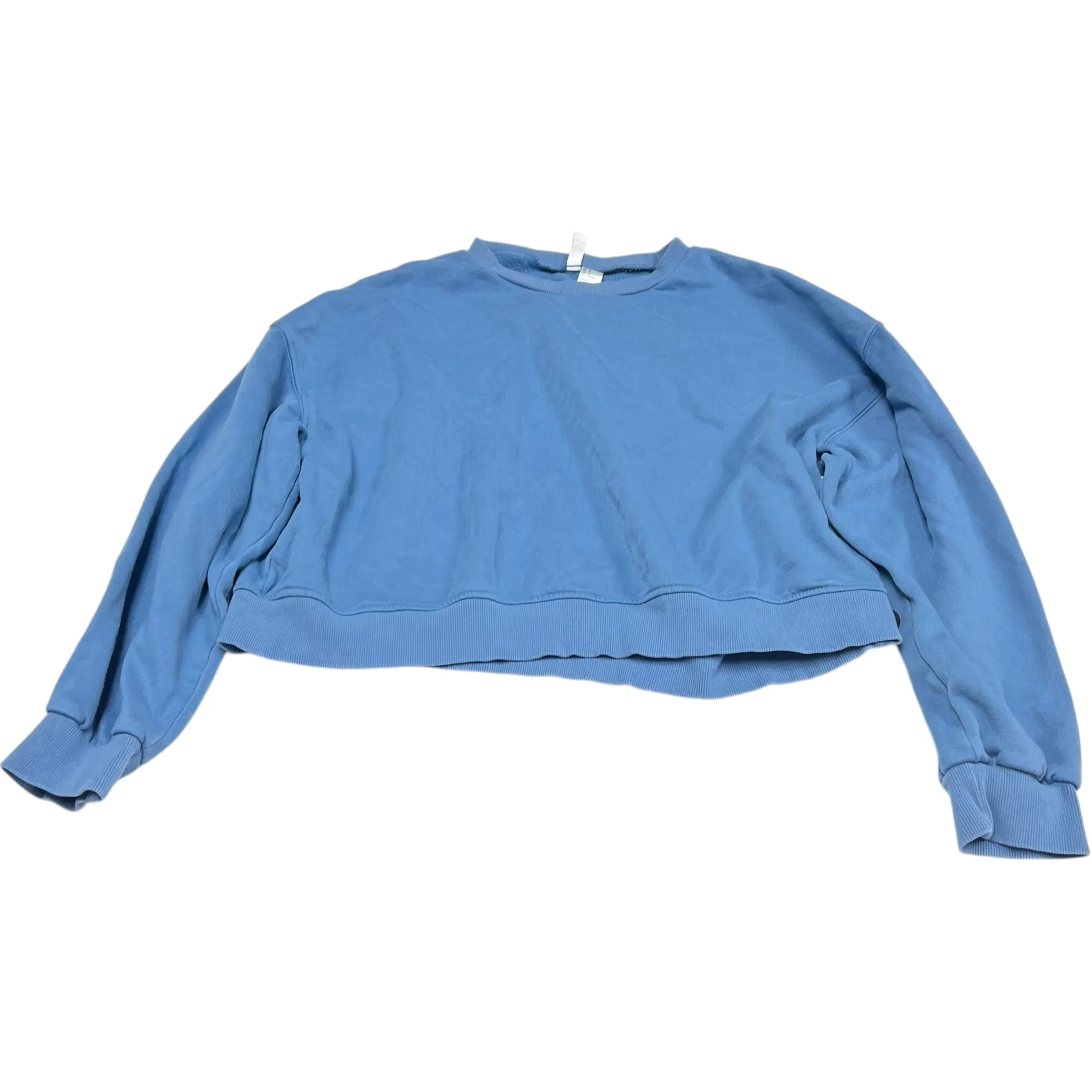 Formal Attire Sweatshirt Crewneck By Divided In Blue, Size: M