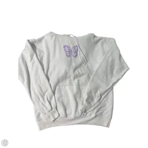 Sweatshirt Hoodie By Hanes In White, Size: M Tight Core
