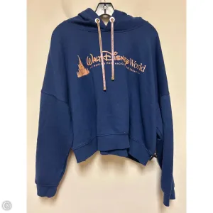 Sweatshirt Hoodie By Walt Disney In Navy, Size: Xl Flatlock stitching Design Soul