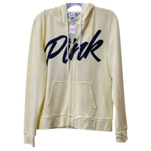 WindproofInterior Comfortable Outerwear Athletic Sweatshirt Hoodie By Pink In Yellow, Size:L