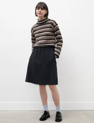 Audrey Skirt Navy and Black Classic Design